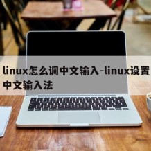 linux怎么调中文输入-linux设置中文输入法