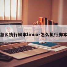 怎么执行脚本linux-怎么执行脚本
